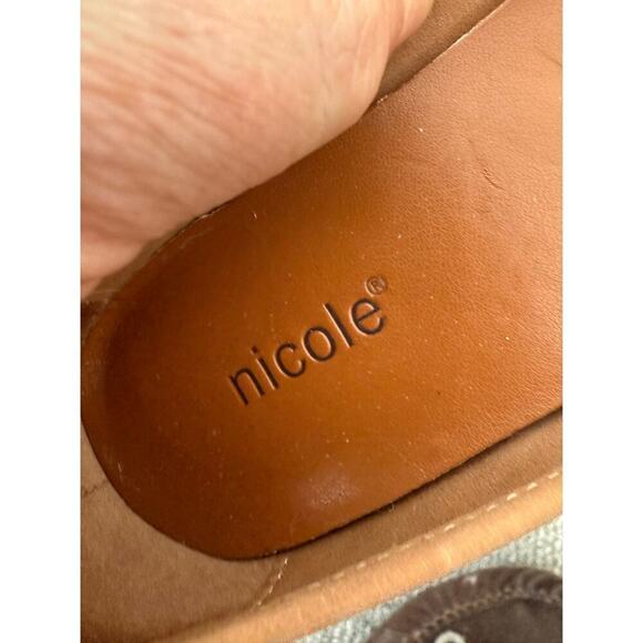 Nicole Fable patent/leather bow bling flat 6.5 - Picture 3 of 7